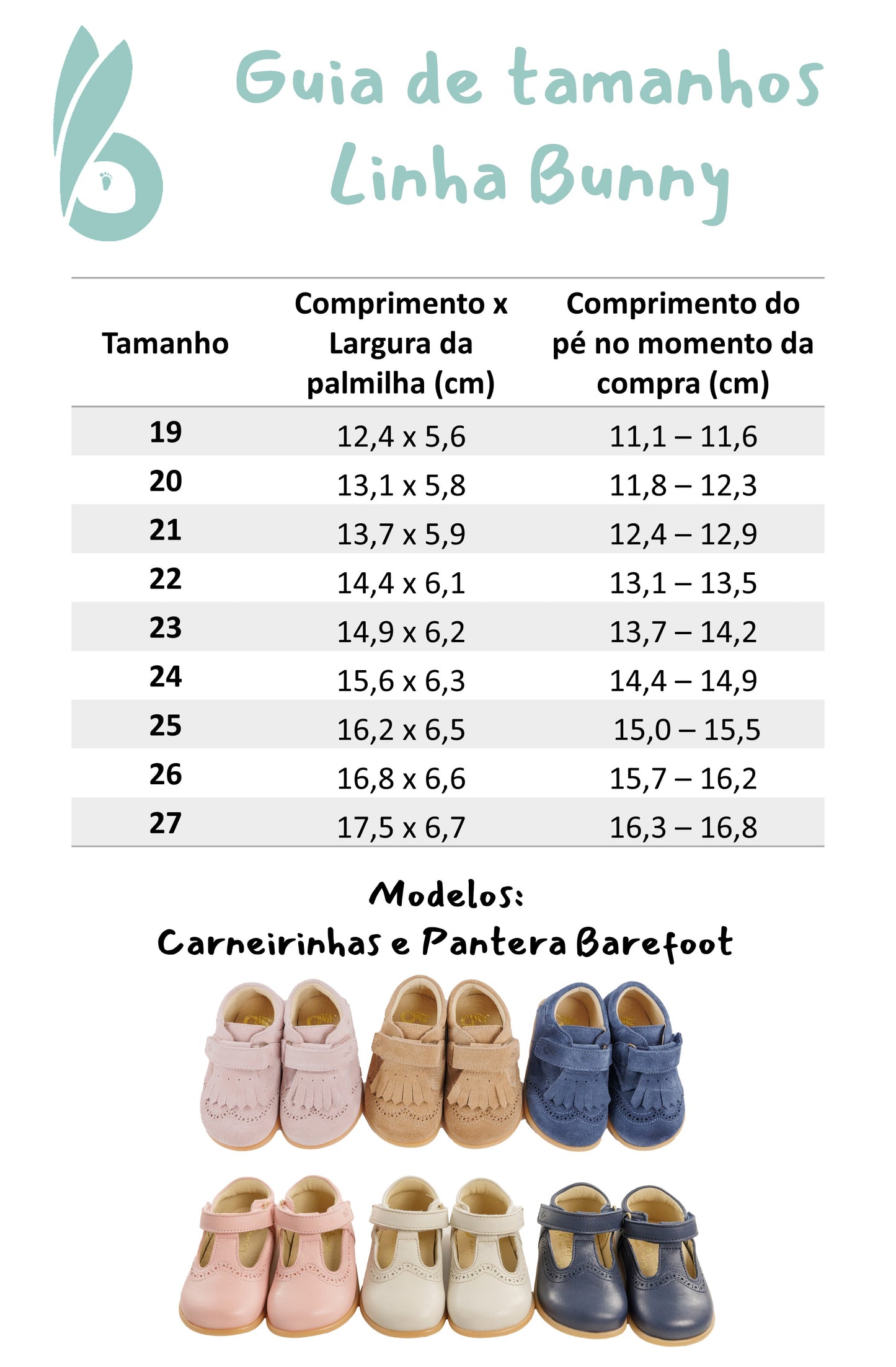 Carneirinhas Barefoot Azul marinho